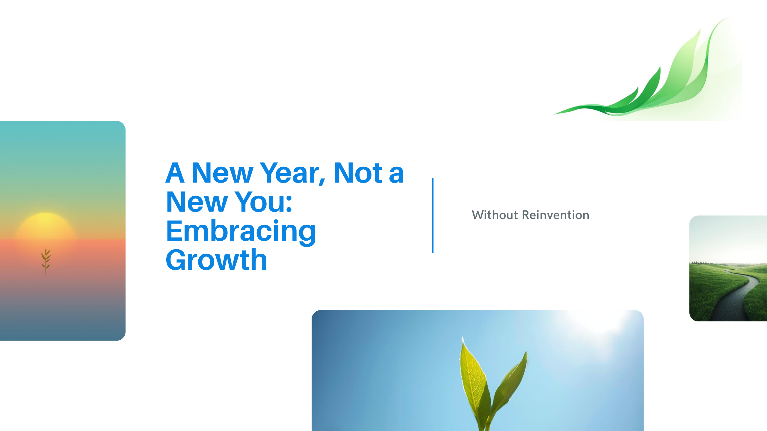 A New Year, Not a New You